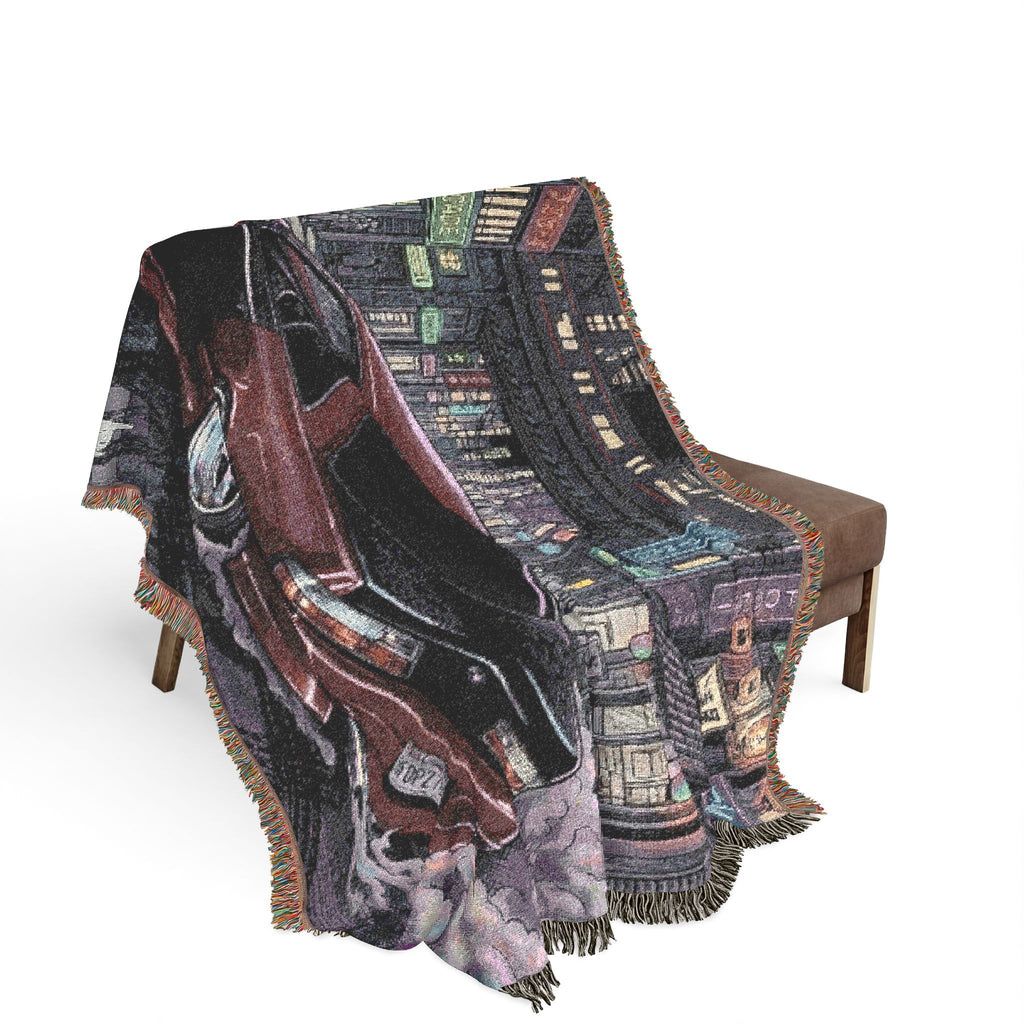 Silvia Night Woven Blanket