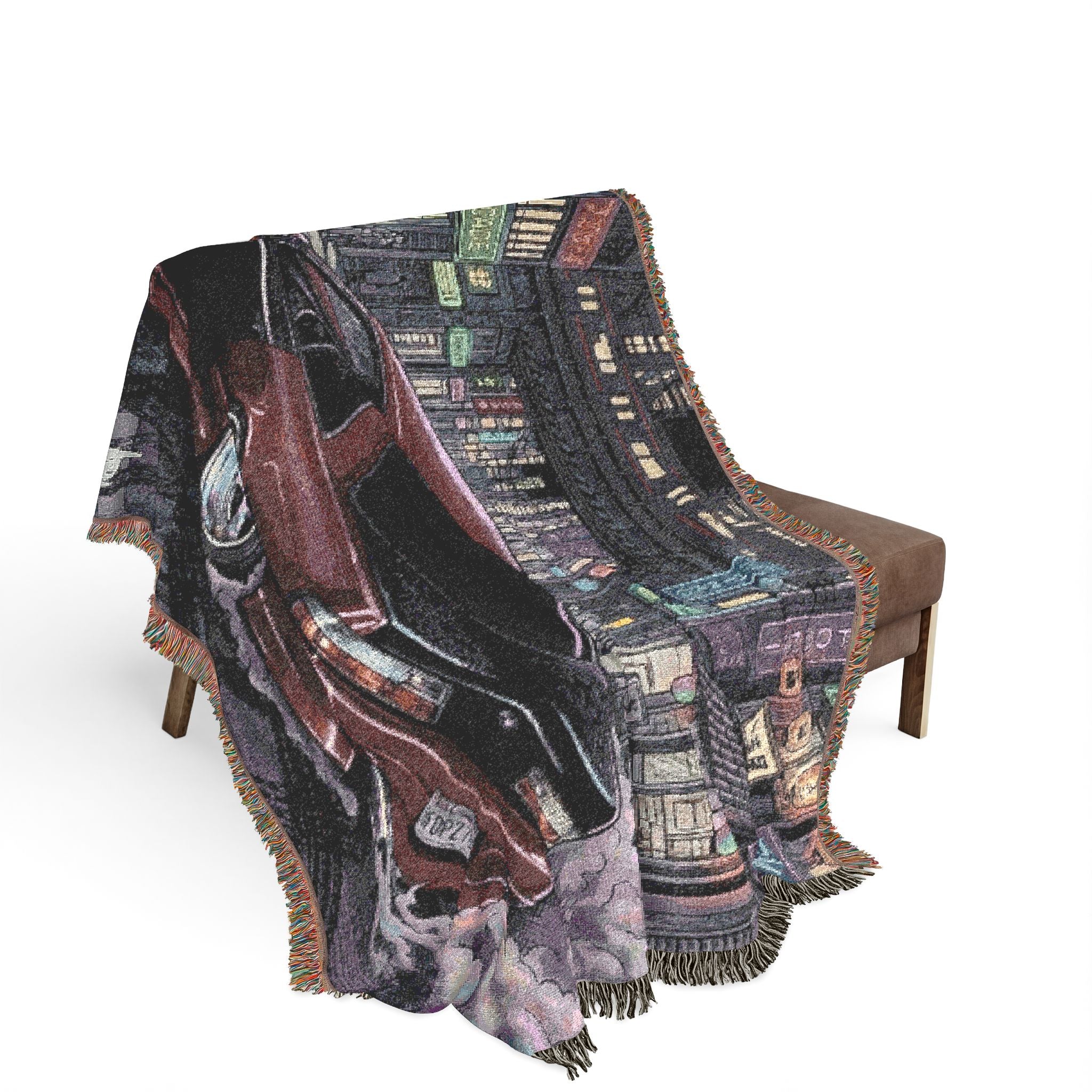 Silvia Night Woven Blanket