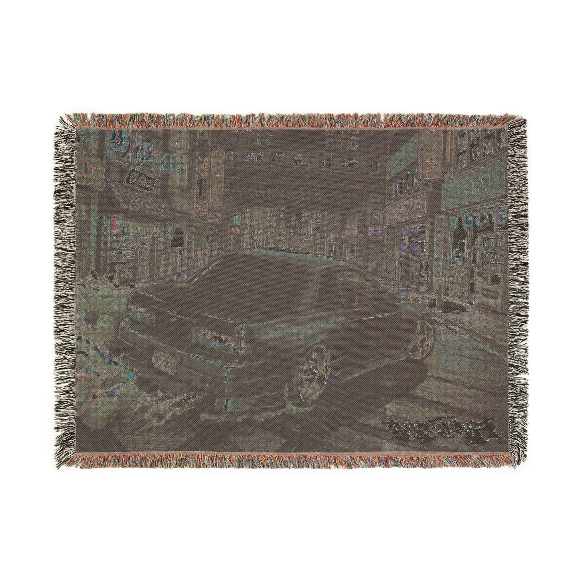 Silvia Night Woven Blanket