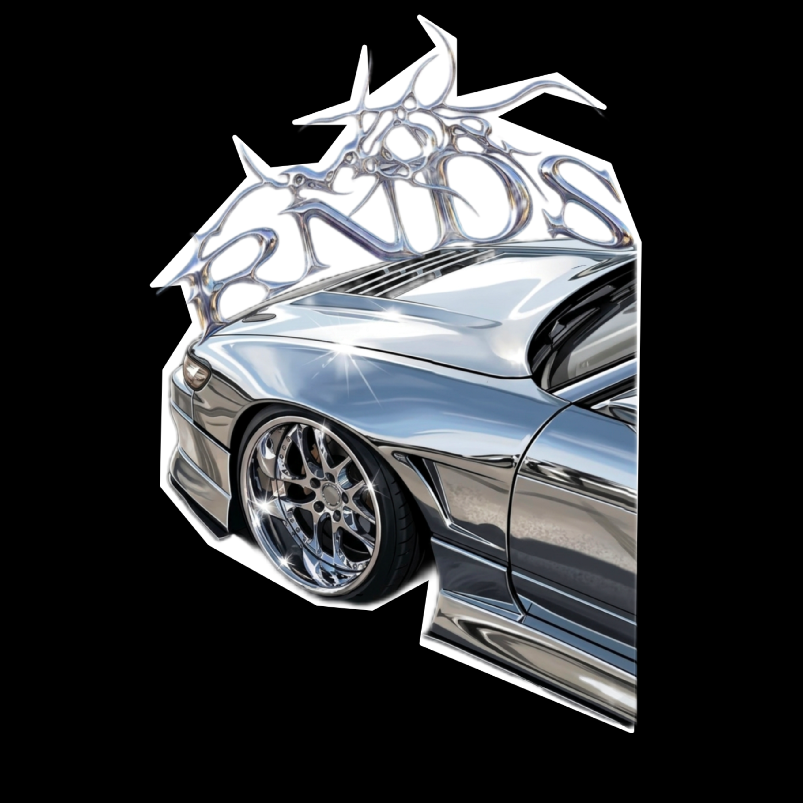 Sticker — Chrome