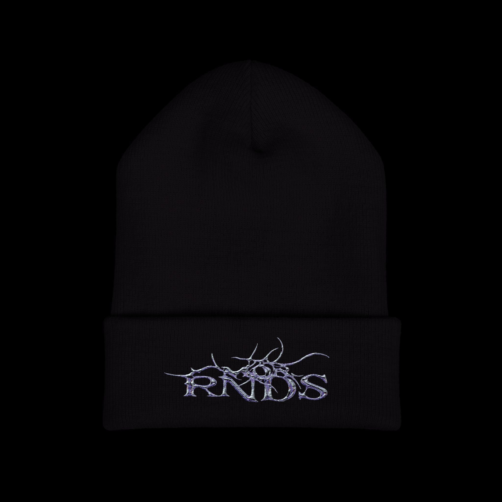 Embroidered 'RNDS' Classic Cuffed Beanie