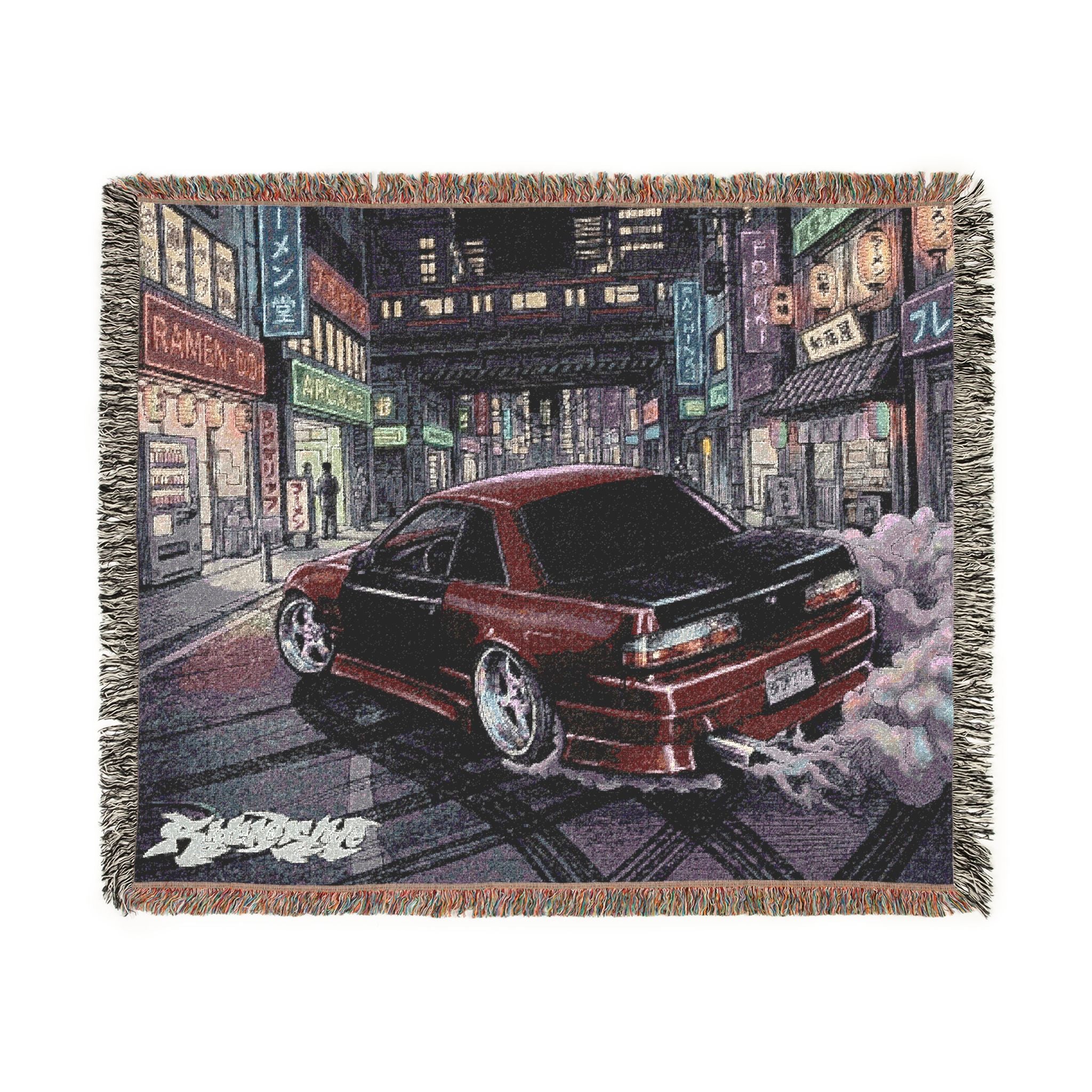 Silvia Night Woven Blanket