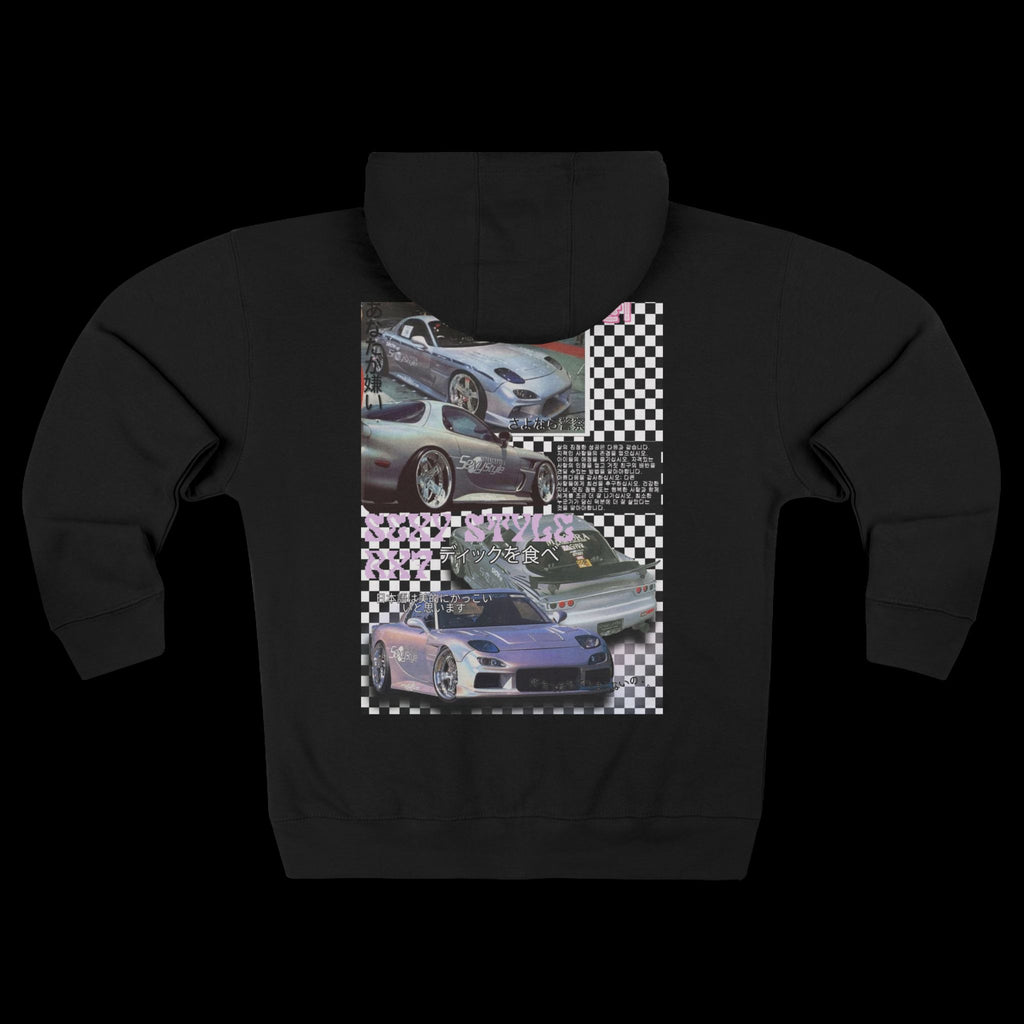 JDM Zip Hoodie — Y2K Street Style Mazda RX7