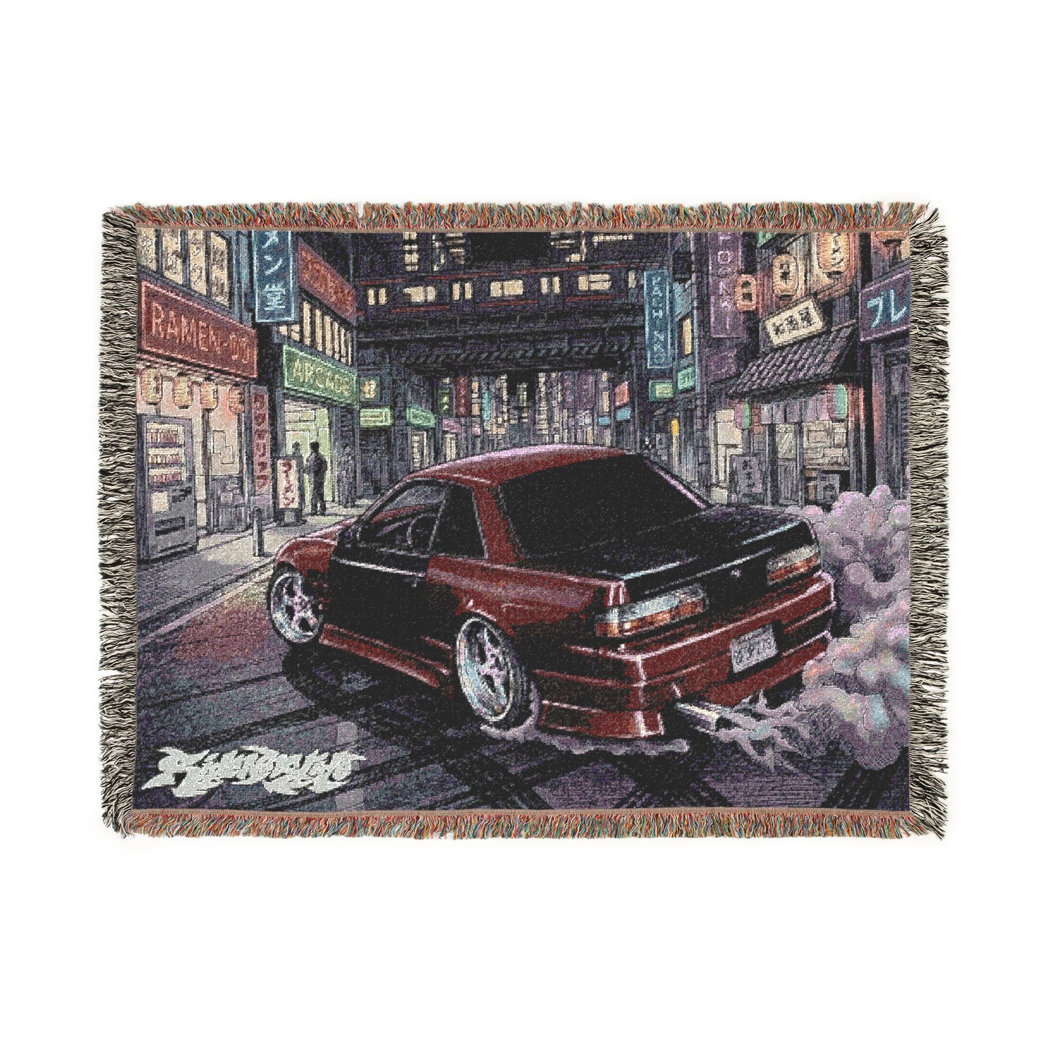 Silvia Night Woven Blanket