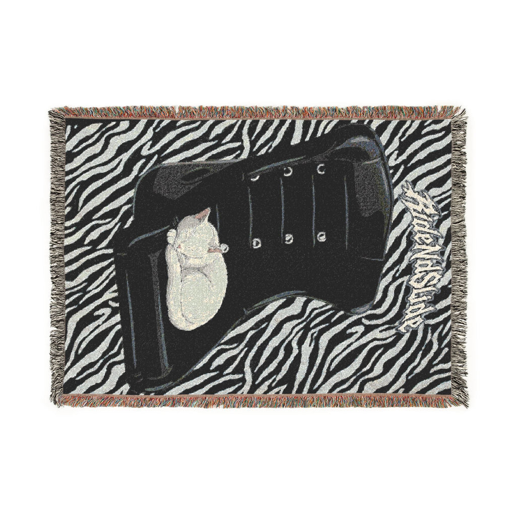 JDM Kitty Woven Blanket