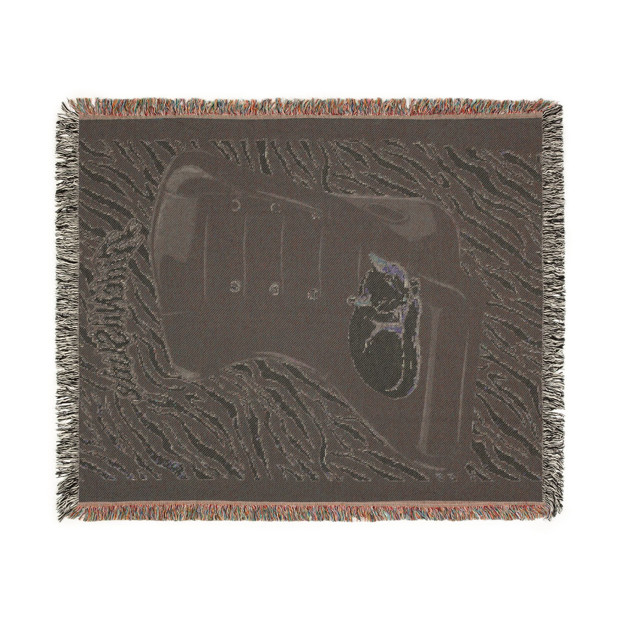 JDM Kitty Woven Blanket