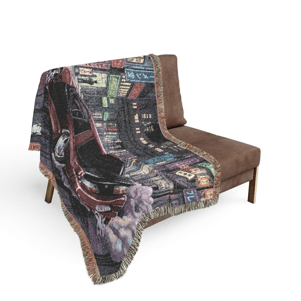 Silvia Night Woven Blanket