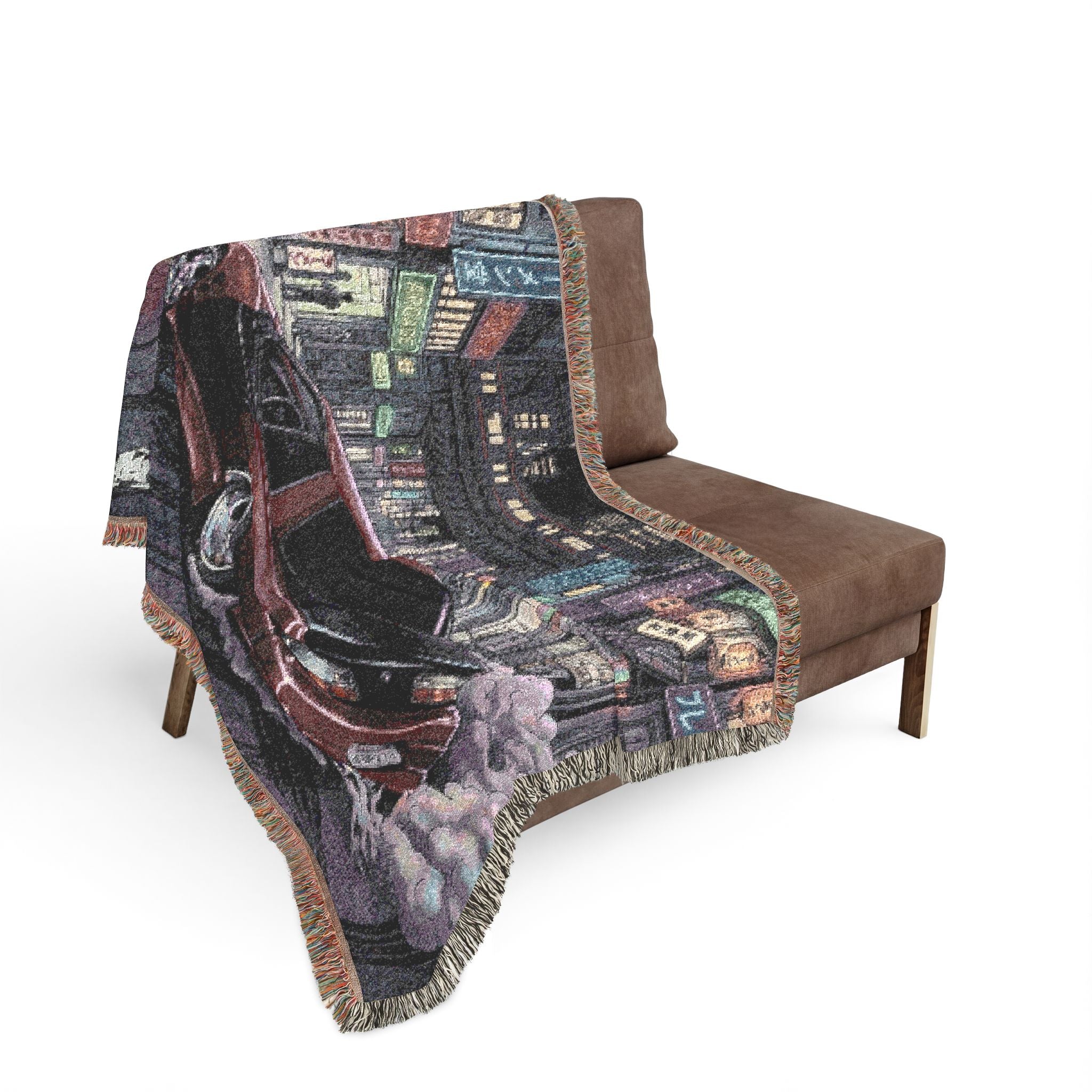 Silvia Night Woven Blanket