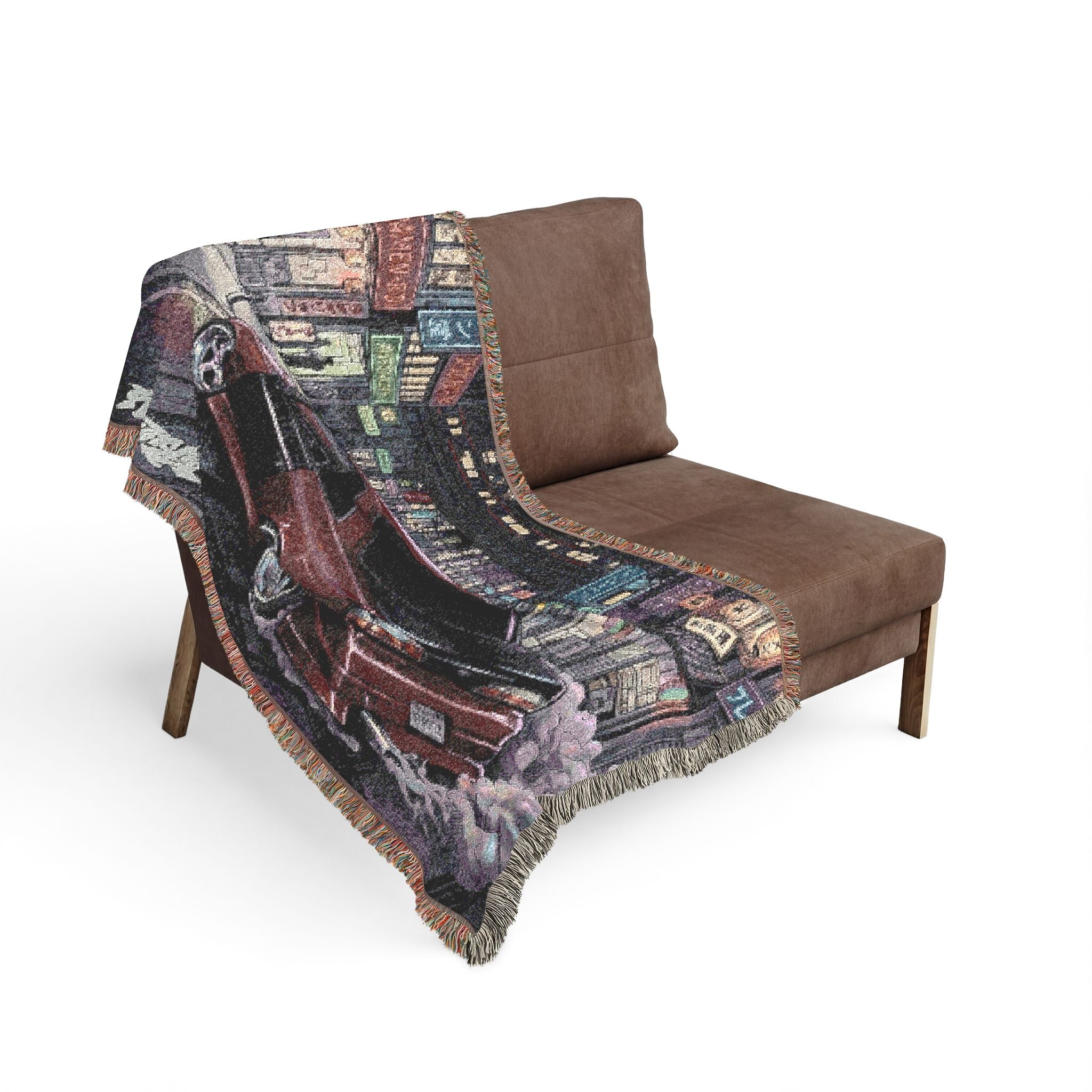 Silvia Night Woven Blanket