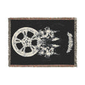 Night City JDM Car Woven Blanket