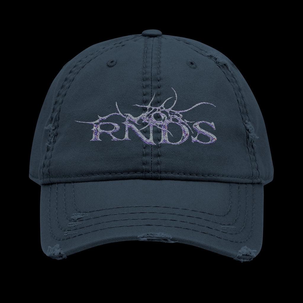 Embroidered 'RNDS' Distressed Hat
