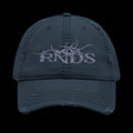 Embroidered 'RNDS' Distressed Hat