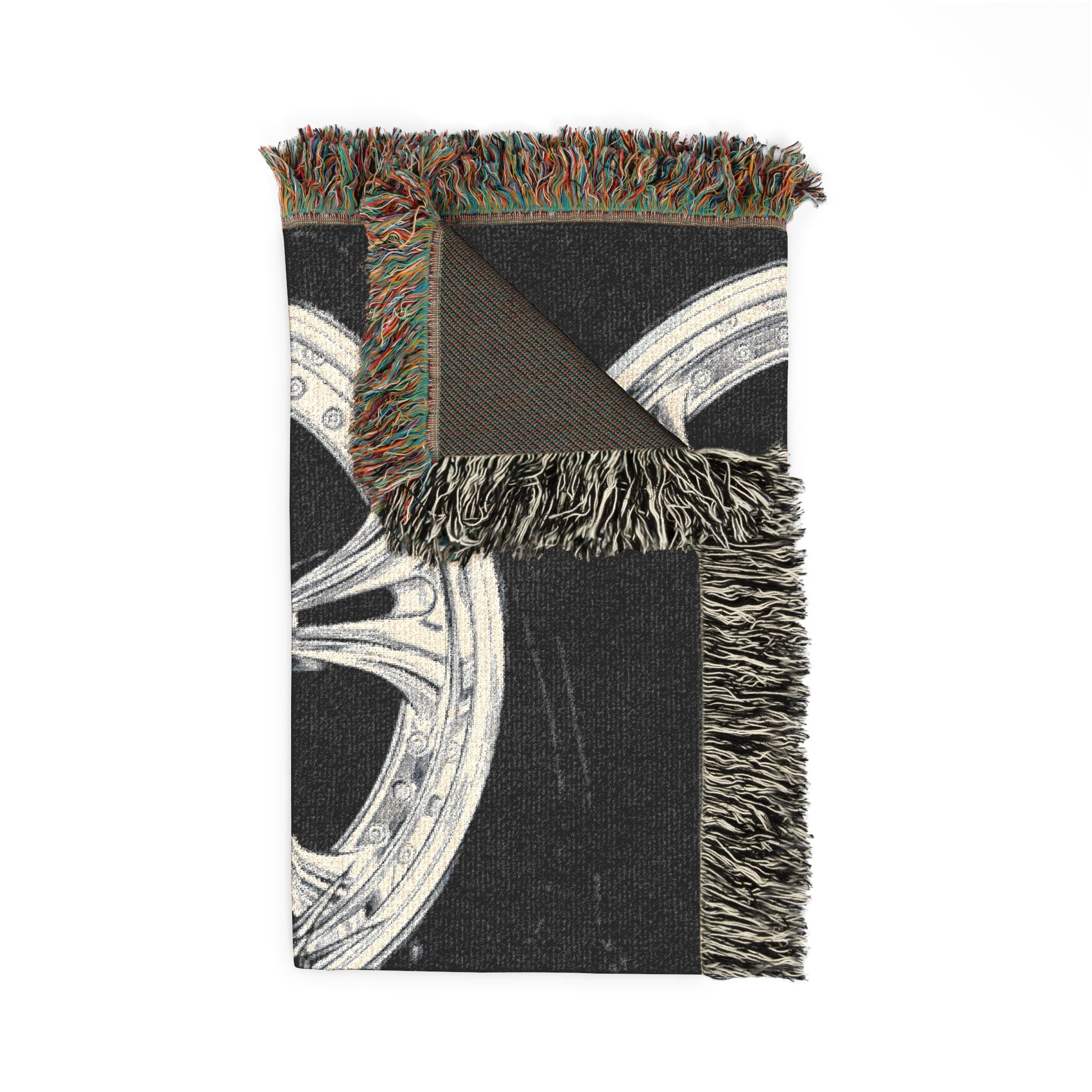 Night City JDM Car Woven Blanket