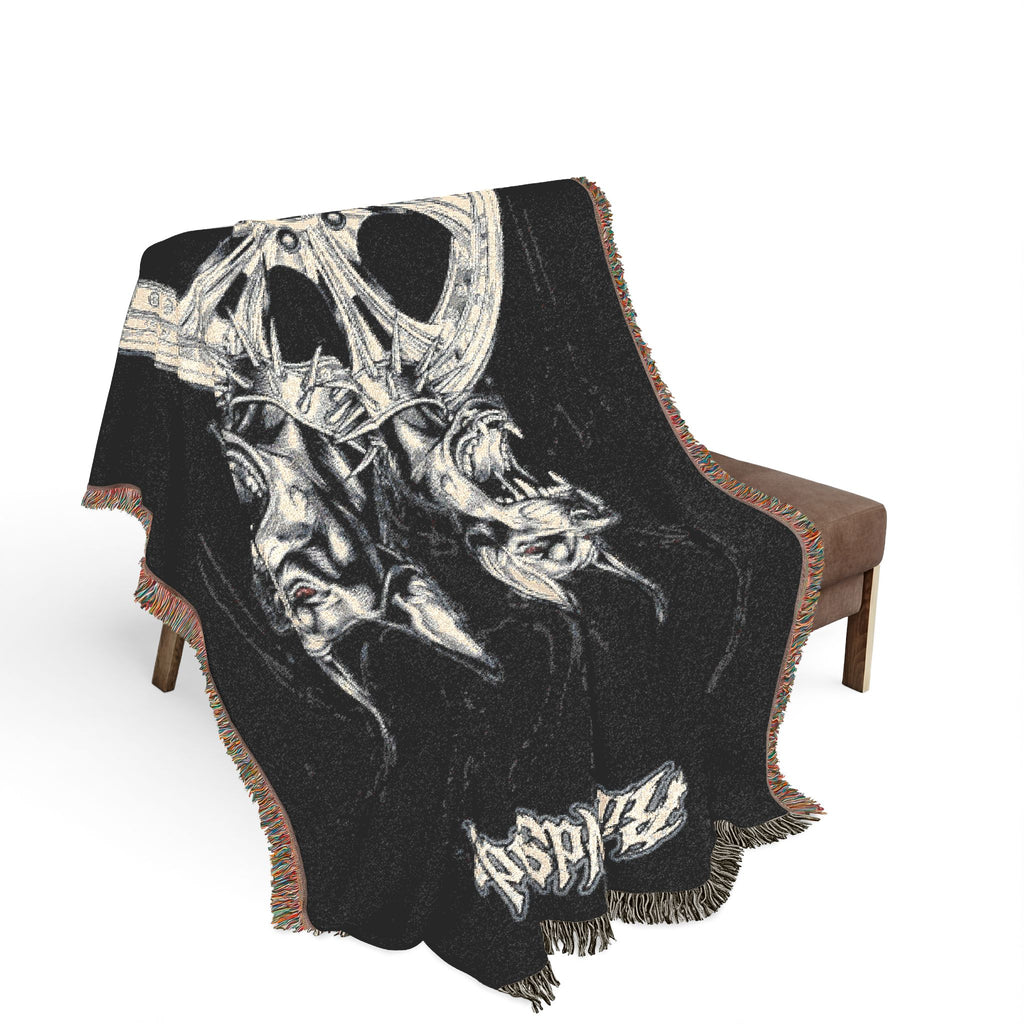 Night City JDM Car Woven Blanket