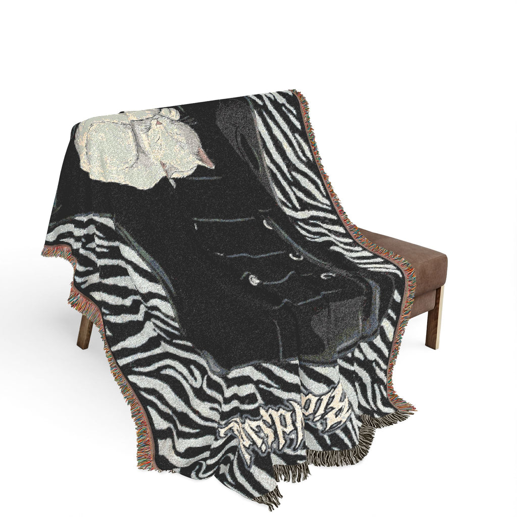JDM Kitty Woven Blanket