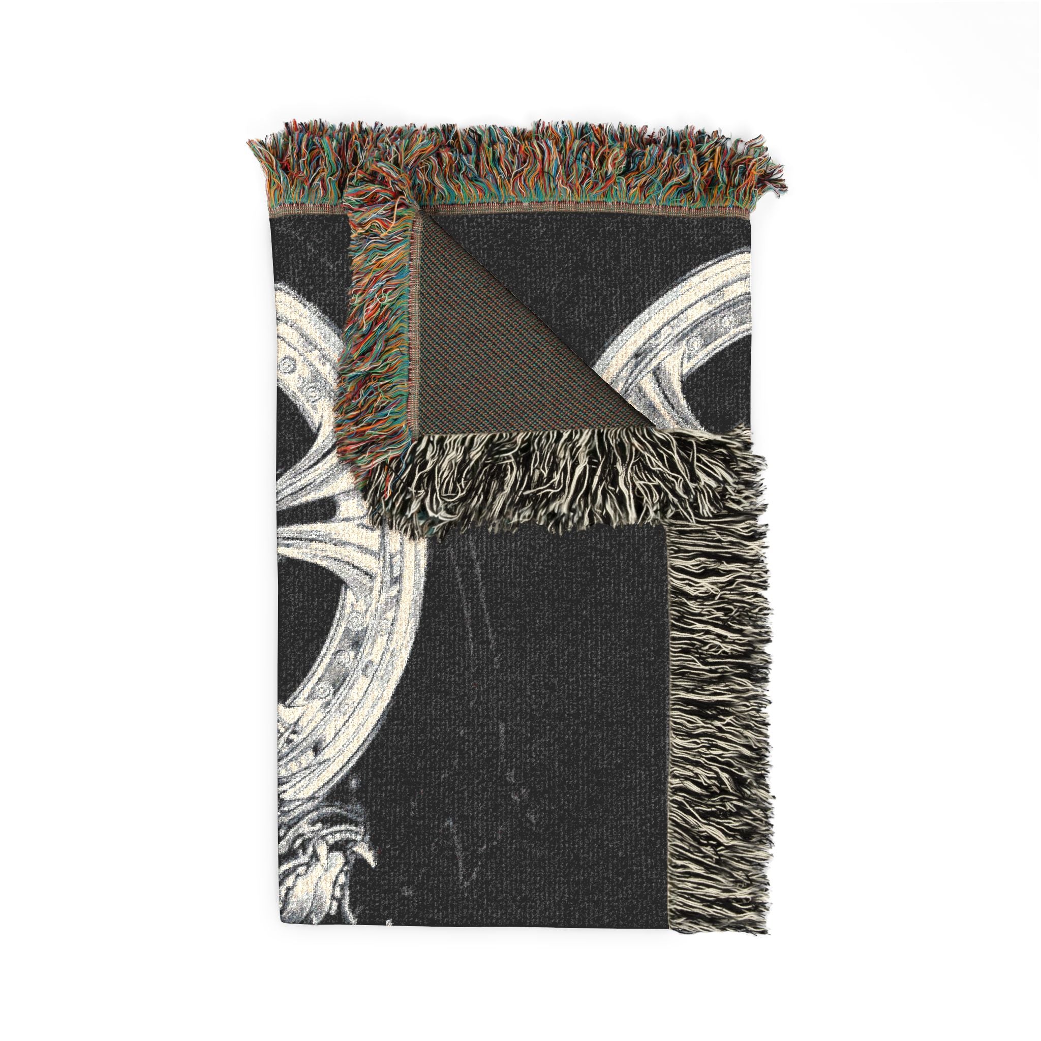 Night City JDM Car Woven Blanket