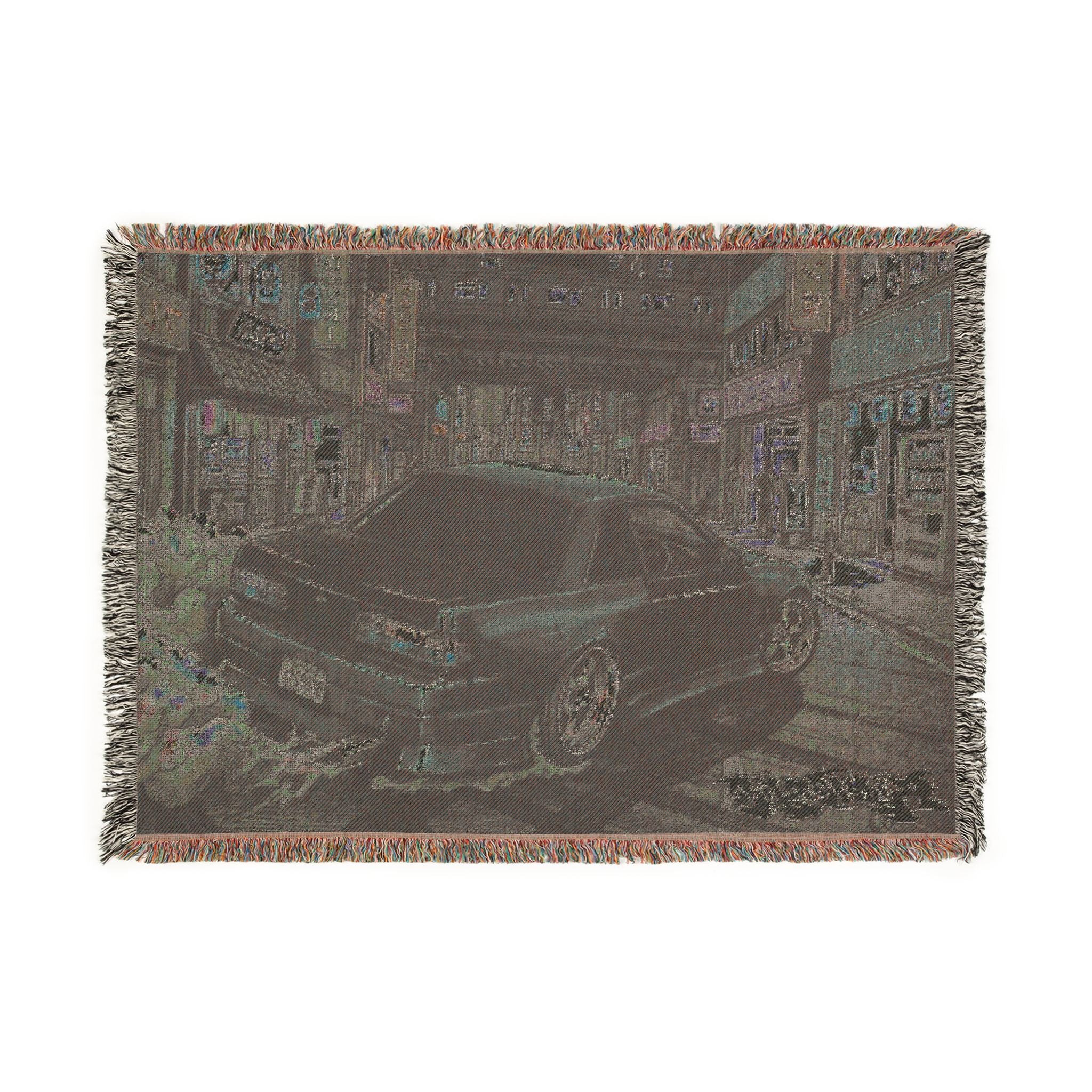Silvia Night Woven Blanket
