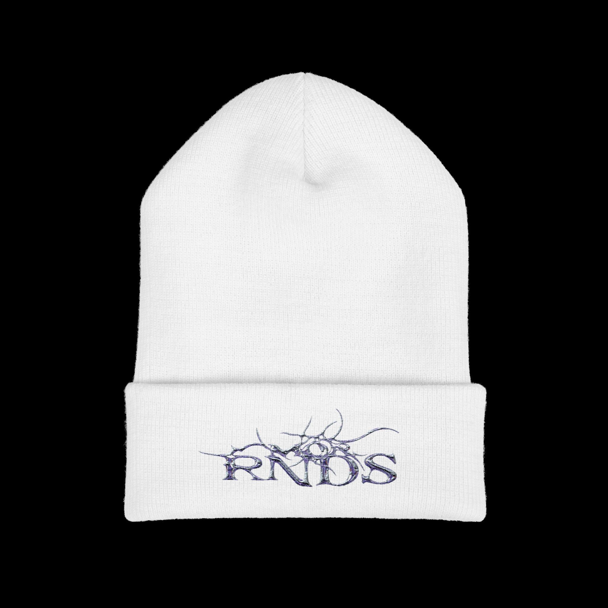 Embroidered 'RNDS' Classic Cuffed Beanie