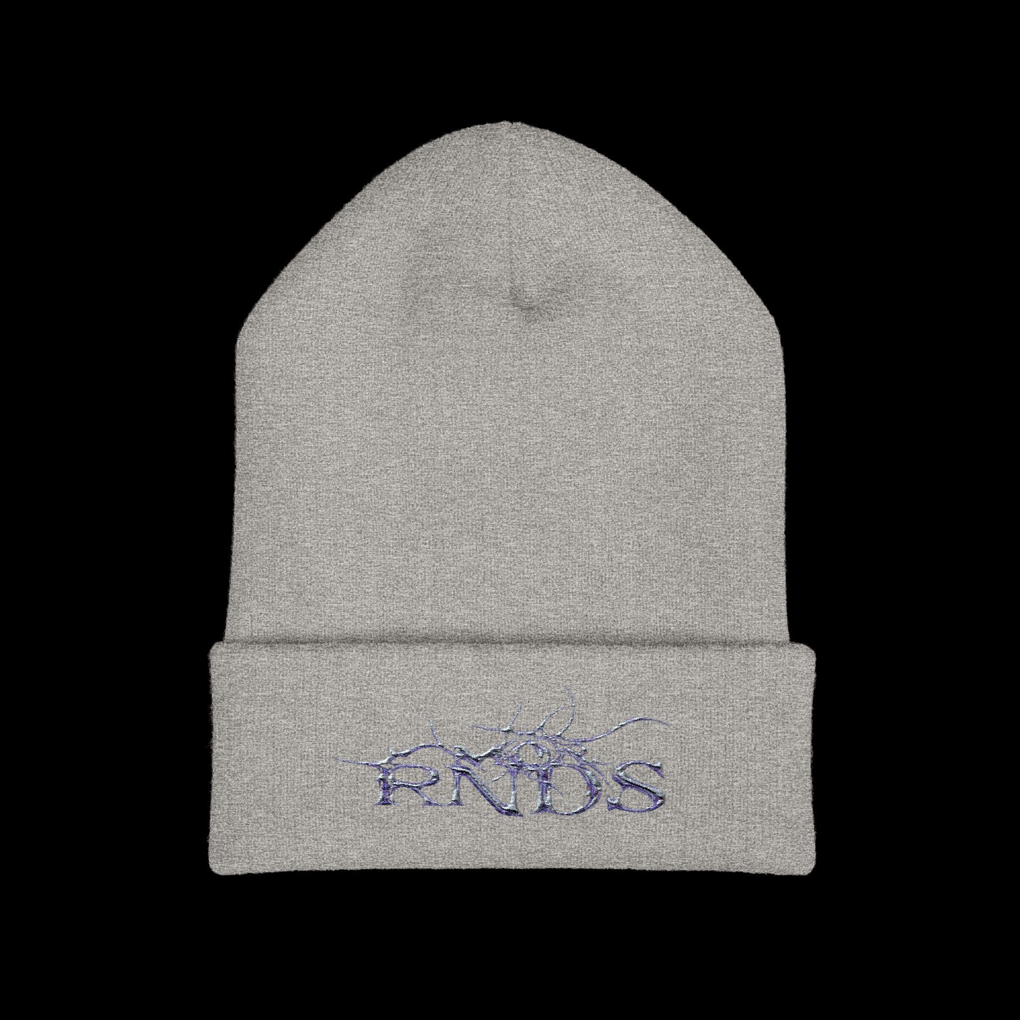 Embroidered 'RNDS' Classic Cuffed Beanie